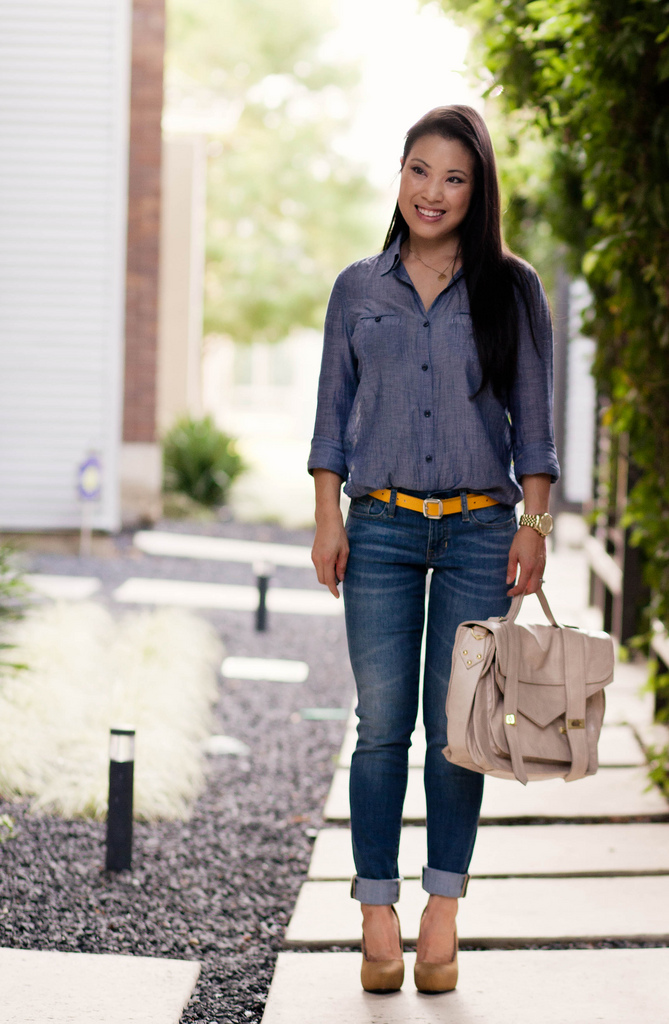 Casual Friday: Chambray Styling