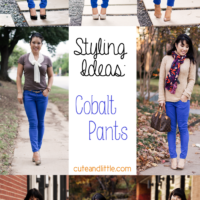 Styling Inspiration: Cobalt Blue Pants