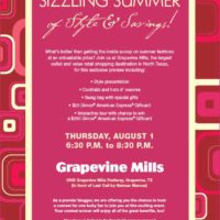 Grapevine Mills Fashion Preview Event