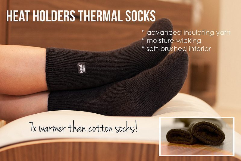 Review + Giveaway:  Heat Holders Thermal Socks