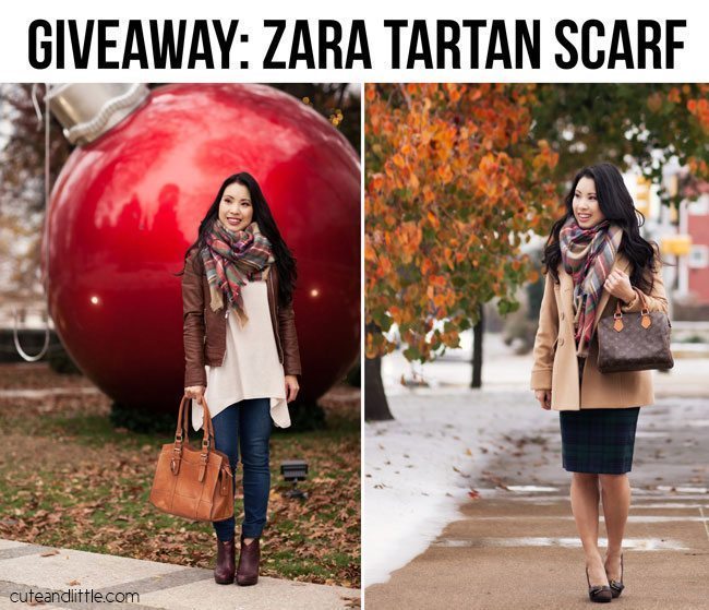 Giveaway: Zara Tartan Scarf  {CLOSED}