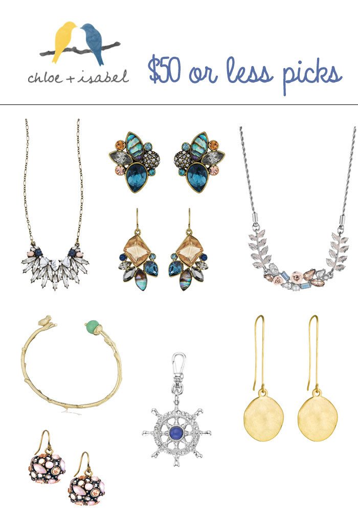 Chloe + Isabel Jewelry: $50 And Less Picks // Pop-Up Shop