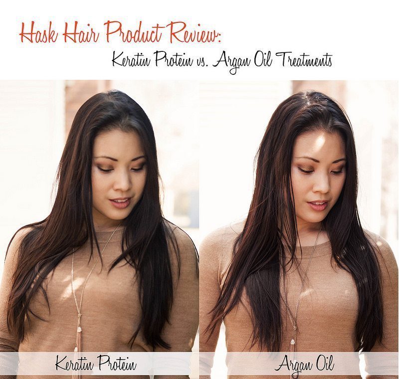 Hair Product Reviews : Keratin Protein vs. Argan Oil Hair Treatment