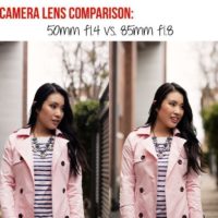 Camera Lens Comparison: 50mm f1.4 vs. 85mm f1.8
