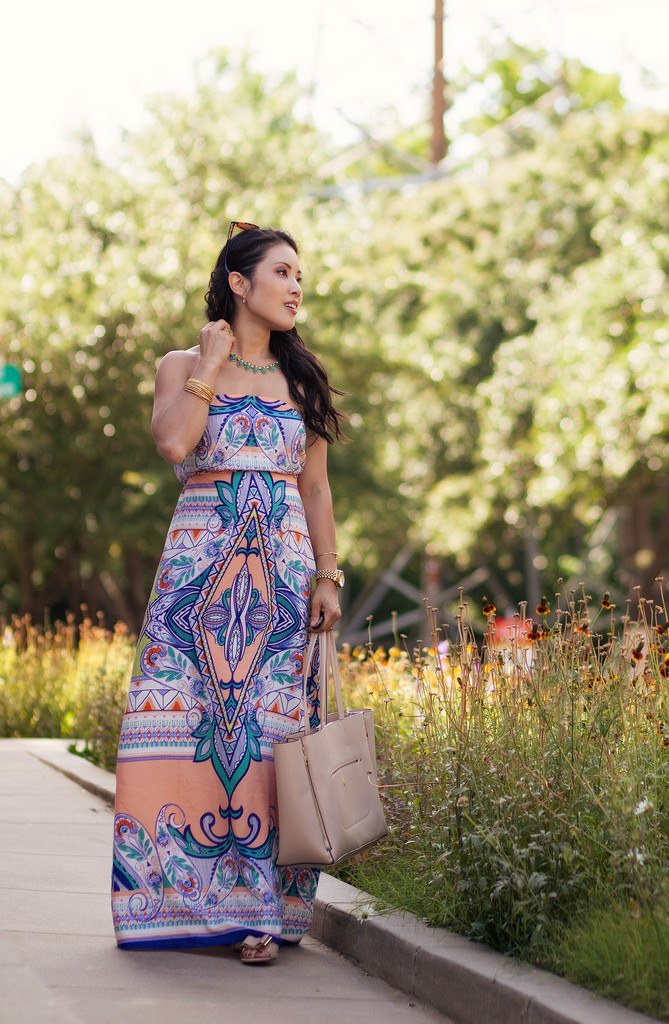 Peach Tribal Maxi // You’re Invited: Launch Party + Meet-up!