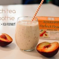 Recipe: Peach Tea Smoothie (Kid-Friendly!)