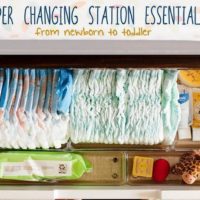 Diaper Changing Station Essentials :: From Newborn to Toddler