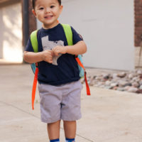 Dylan’s First Day of Preschool