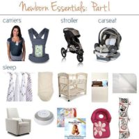 Newborn Baby Essentials: Part I