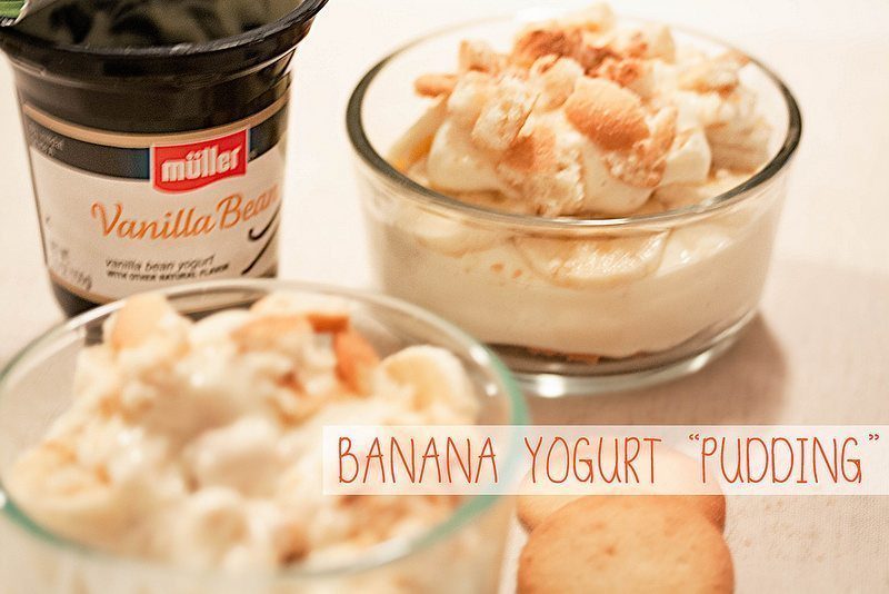 Recipe:  3-Ingredient Banana Yogurt Pudding