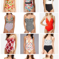 Trend: One-Piece Swimsuits