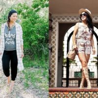 Tribal Romper + Lace-Up Gladiators // On Trend Tuesdays LinkUp