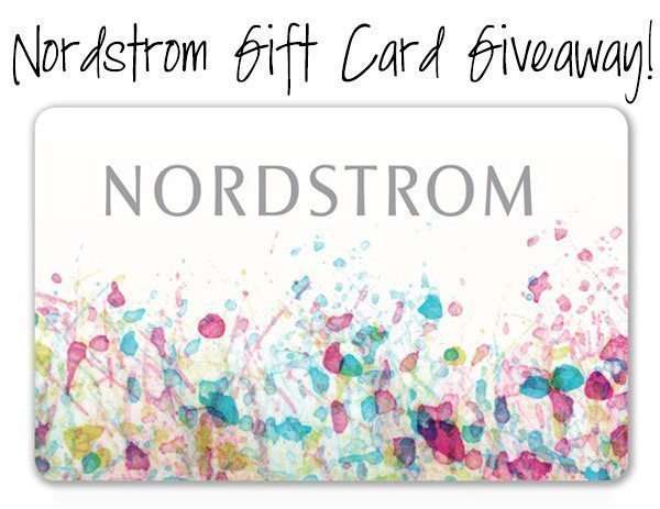 Nordstrom Gift Card Giveaway!