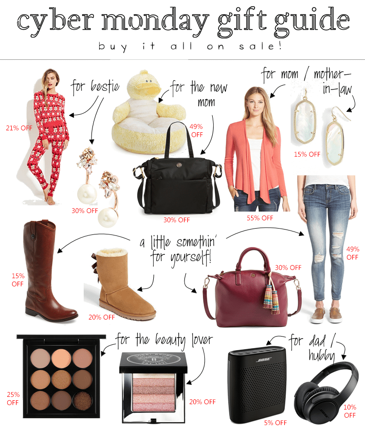 Cyber Monday Gift Guide // Sale Round-Up