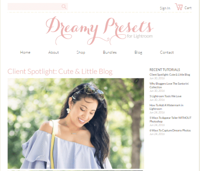Collaborate With Dallas Fashion Blogger Kileen of cute & little dreamypresets client spotlight