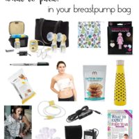 Going Back to Work // What To Pack In Your Breastpump Bag
