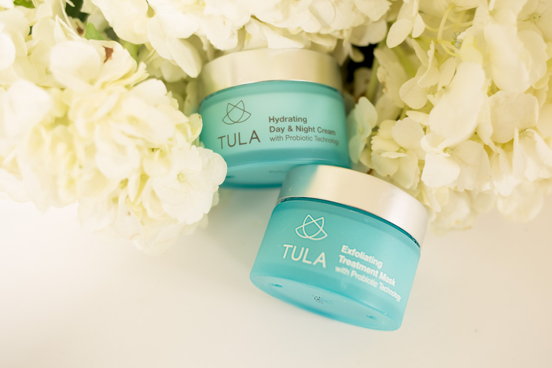 TULA skincare review | hydrating day and night cream, exfoliating treatment mask
