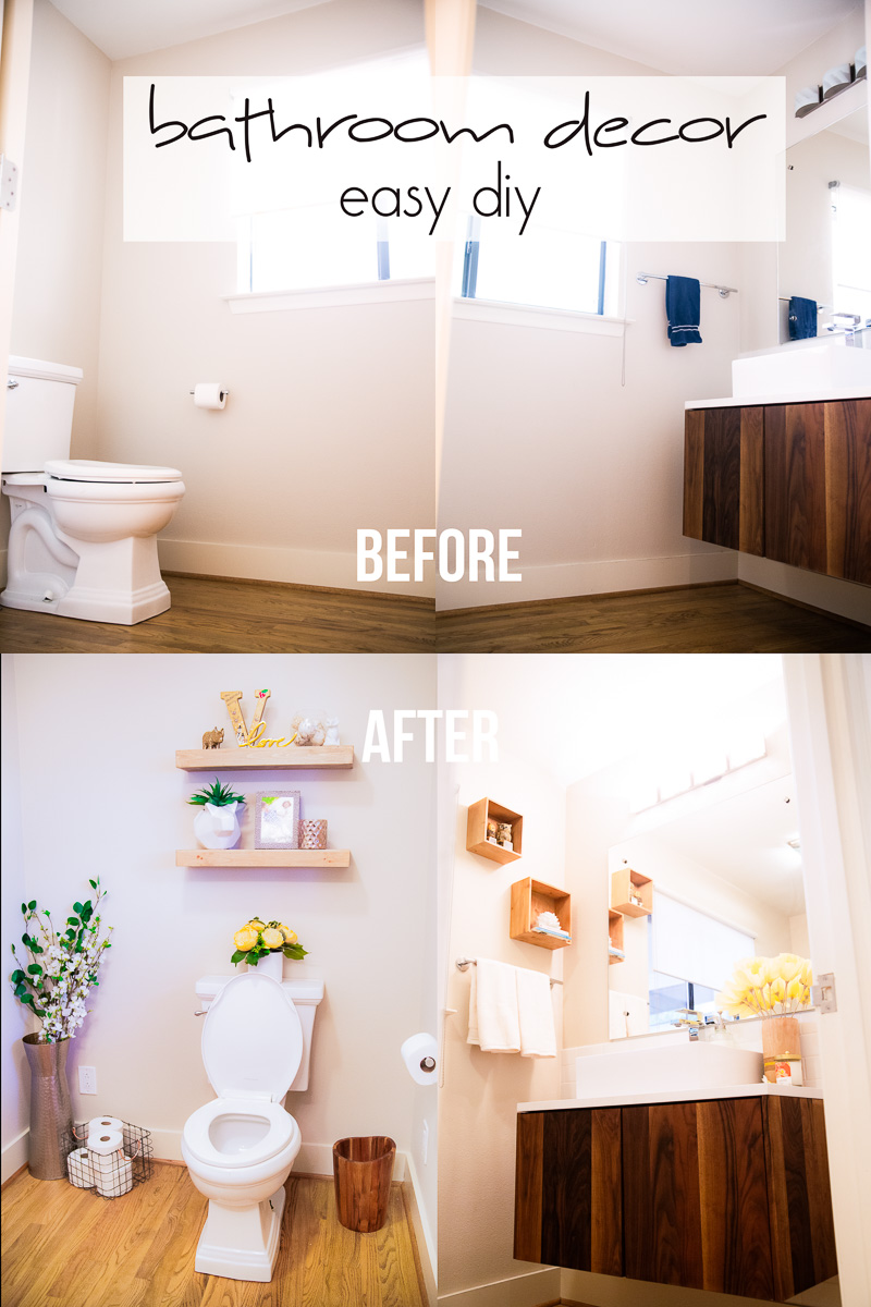 modern bathroom decor refresh easy diy tutorial tips Target #DesignedMega #ad
