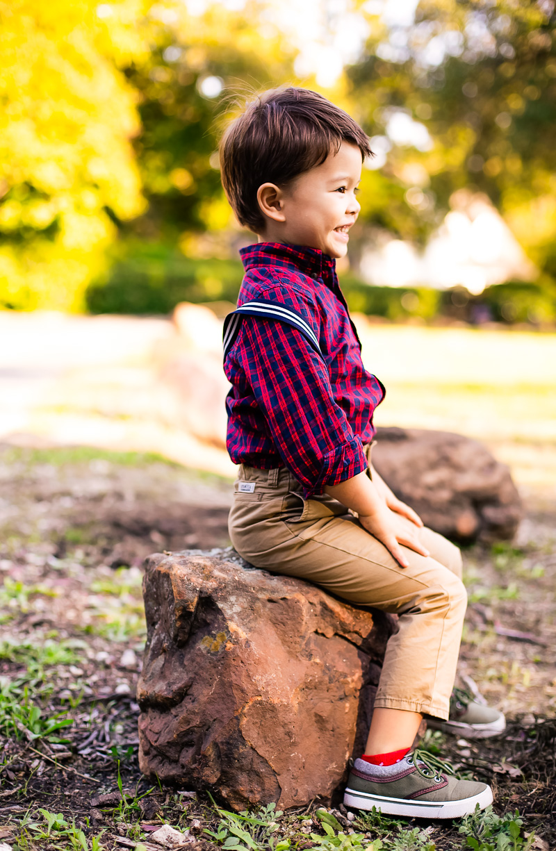 cute & little blog | holiday outfits toddler boy plaid oshkosh #bgoshbelieve - Family Holiday Outfits for the Festive Season by Dallas fashion blogger cute & little
