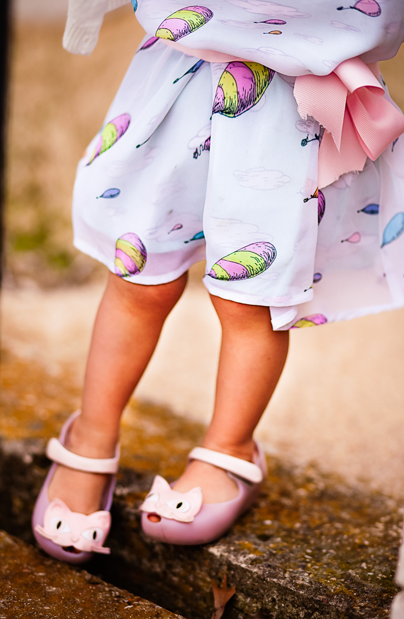 cute & little blog | dr. suess toddler dress, mini melissa cat jelly shoes