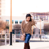 Adorable Choker Sweater: Outfit & Accessories in One