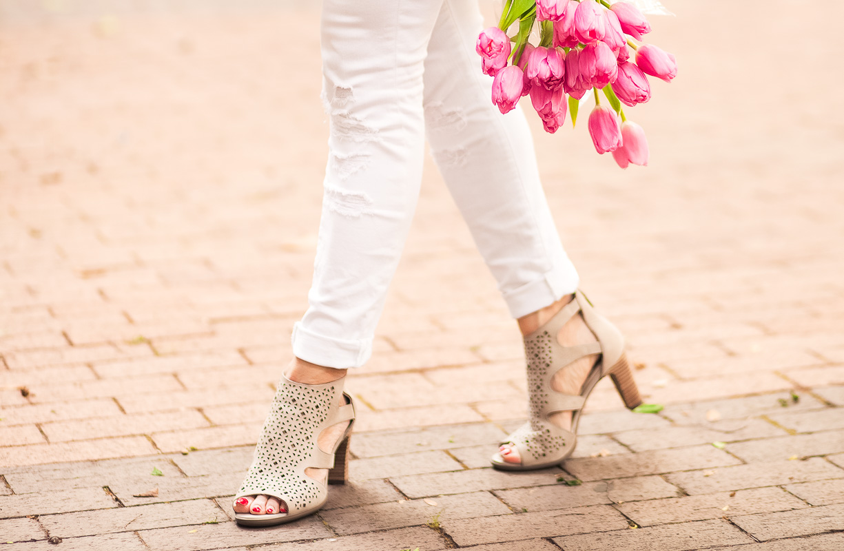 How To Transition Shoes Into Spring by Dallas fashion blogger Kileen of cute & little
