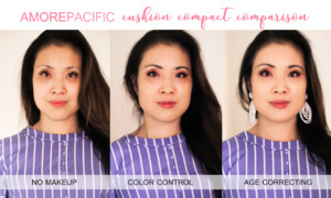 cute & little | dallas beauty fashion blog | amorepacific cushion compact color control vs age defying korean beauty review