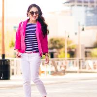 How To Style A Pink Blazer