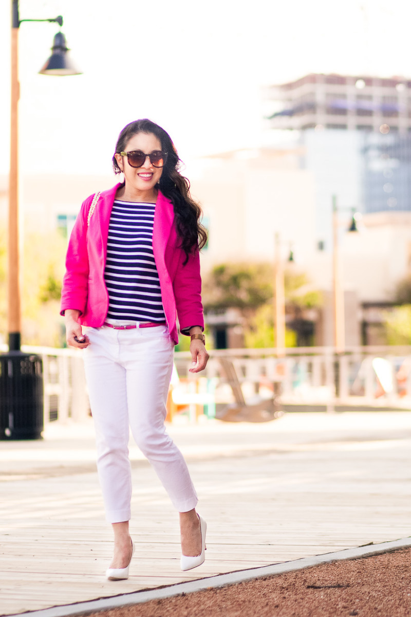 How To Style A Pink Blazer