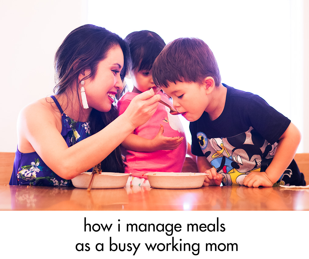 How I Manage Dinner As A Busy Working Mom by Dallas blogger Kileen of cute & little