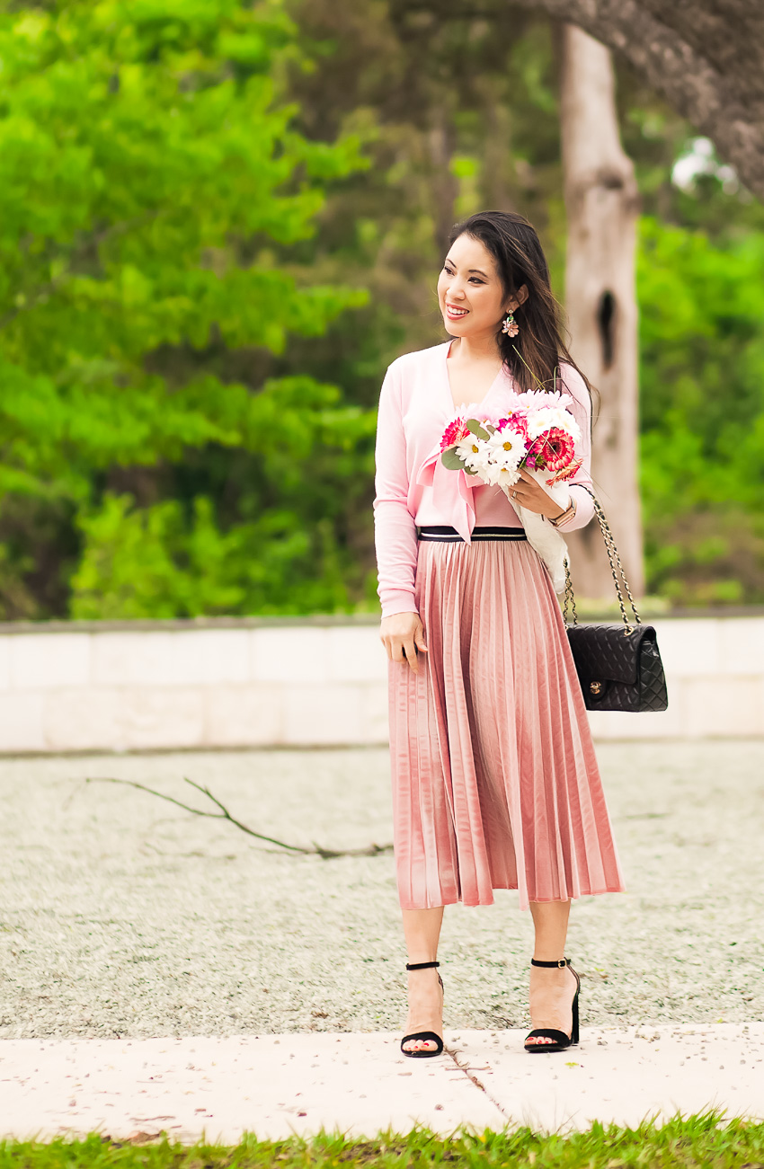 All Pink: How To Wear A Monochromatic Outfit by Dallas fashion blogger Kileen of cute & little