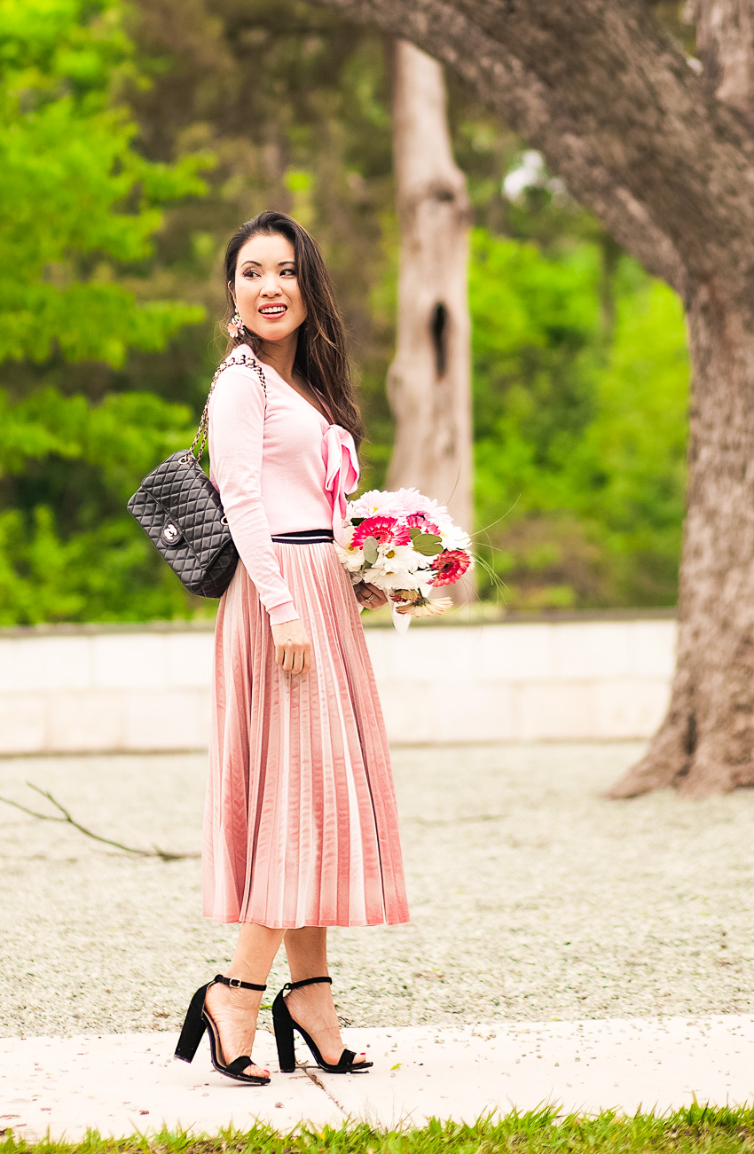 All Pink: How To Wear A Monochromatic Outfit by Dallas fashion blogger Kileen of cute & little