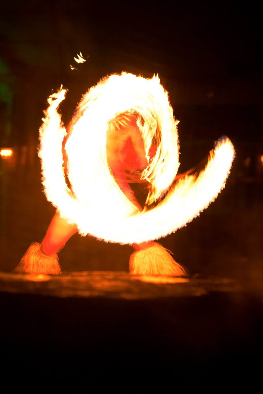 cute & little blog | kauai luau kalamaku review | fire dancer