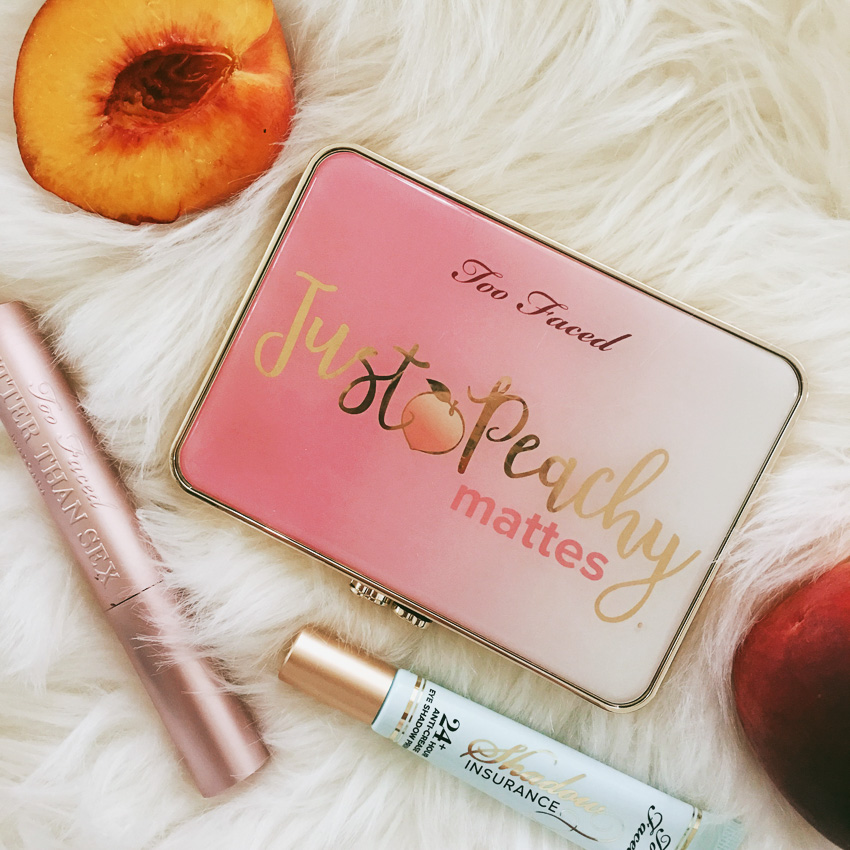 too faced peaches and cream just peachy day to night makeup tutorial | cute & little - Day to Night Makeup With Too Faced Peaches & Cream by Dallas style blogger cute and little