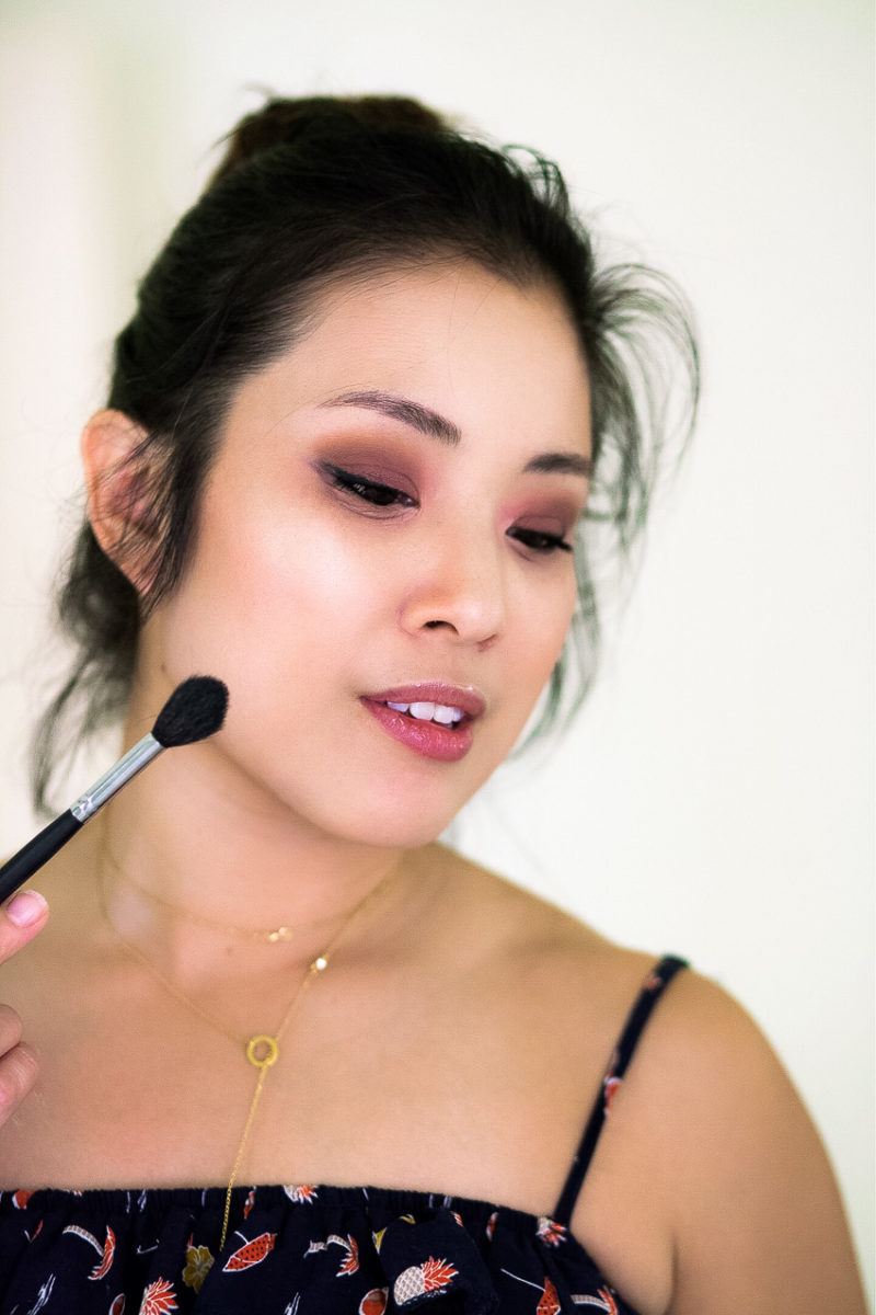 cute & little | japonesque velvet touch eyeshadow face palette tutorial | matte smokey fall glam makeup