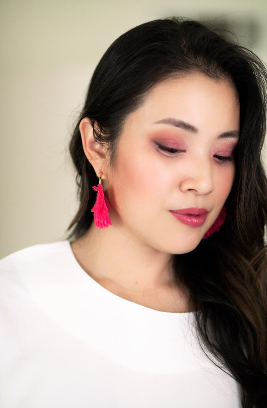 too faced peaches and cream just peachy palette makeup tutorial | cute & little - Day to Night Makeup With Too Faced Peaches & Cream by Dallas style blogger cute and little 