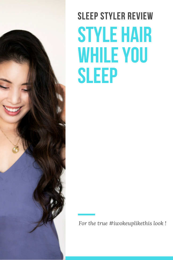 sleep styler review - My Sleep Styler Review: Style Your Hair While You Sleep! by Dallas beauty blogger cute and little