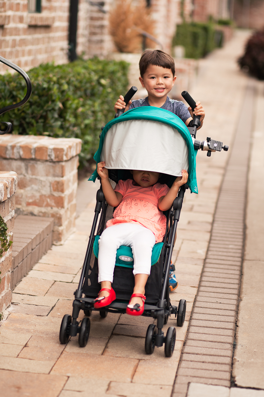 cute & little blog | lightweight travel stroller review | oxo tot air stroller - Best Lightweight Strollers For Travel by popular Dallas blogger cute & little