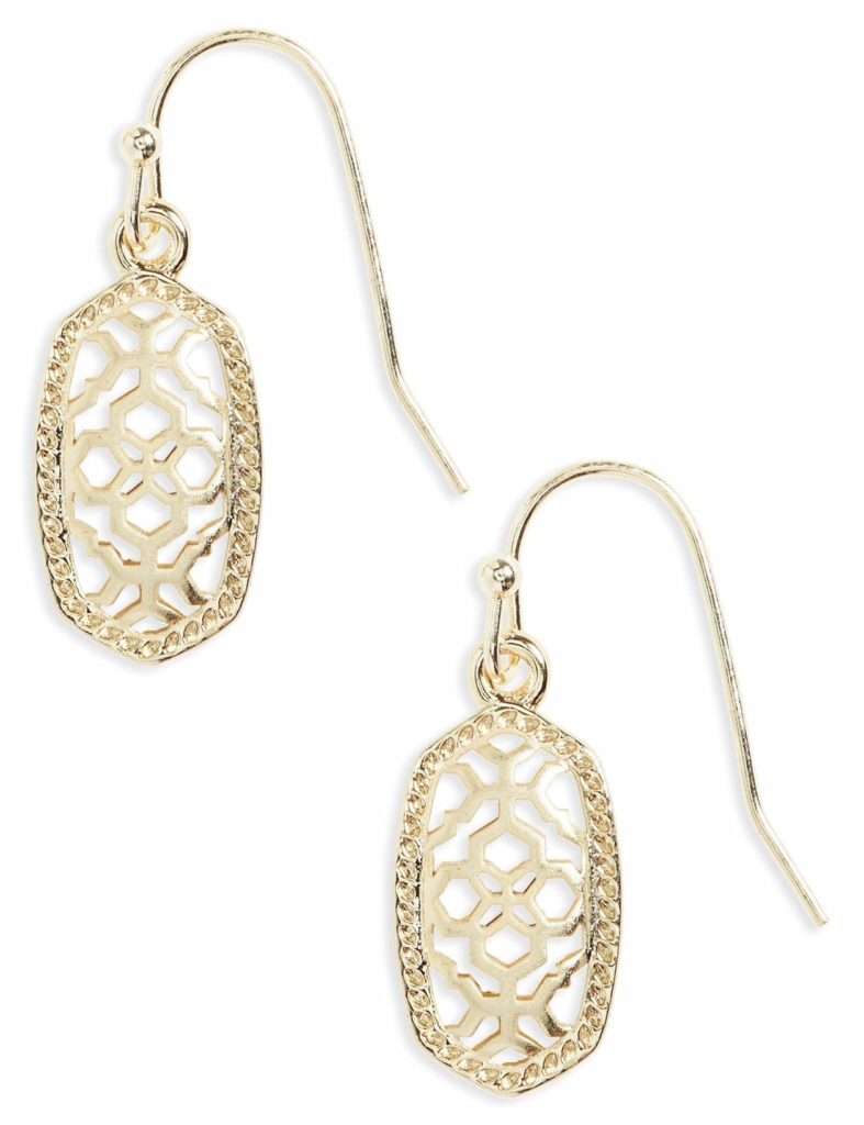 kendra scott lee earrings - holiday gift guide for her by Dallas style blogger cute & little