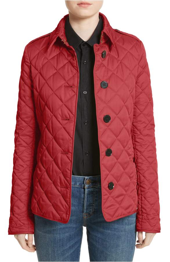burberry quilted jacket - holiday gift guide for her by Dallas style blogger cute & little