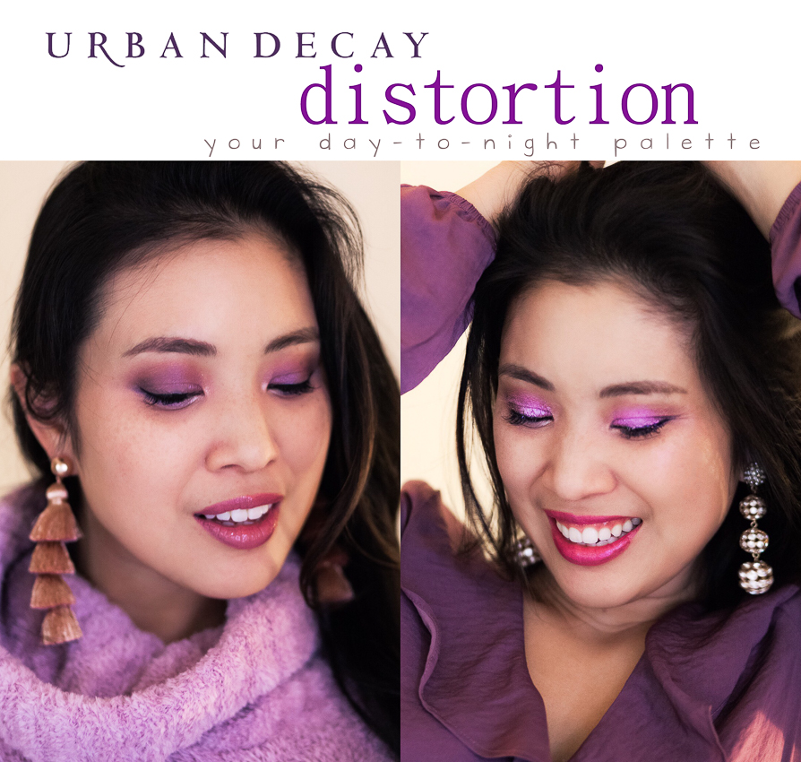 day to night makeup tutorial urban decay distortion palette  - Day To Night Makeup: The One Palette You Need by popular Dallas style blogger cute & little