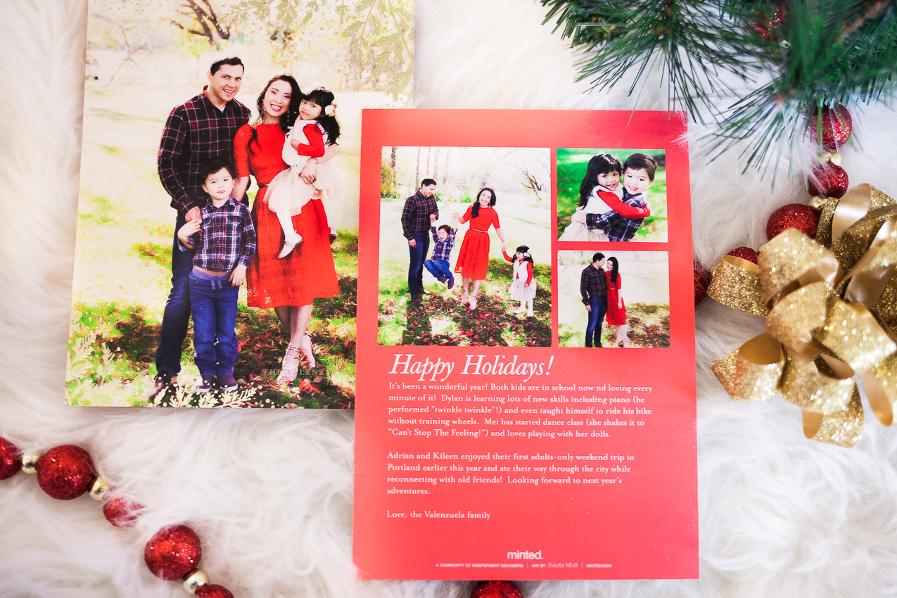 cute & little | dallas petite fashion blogger | minted holiday card review - Our 2017 Family Holiday Cards by popular Dallas blogger cute & little