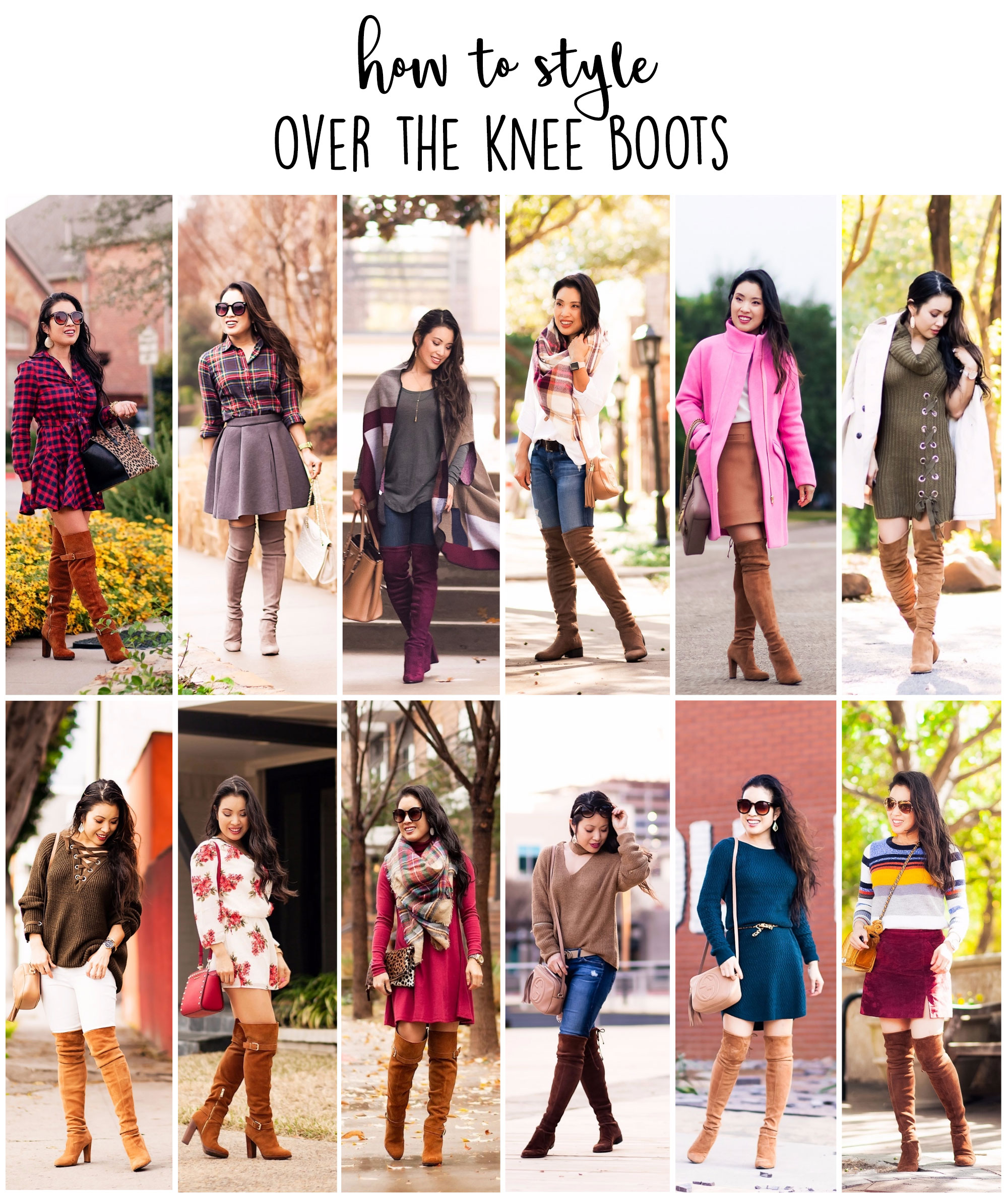 how to wear over the knee boots