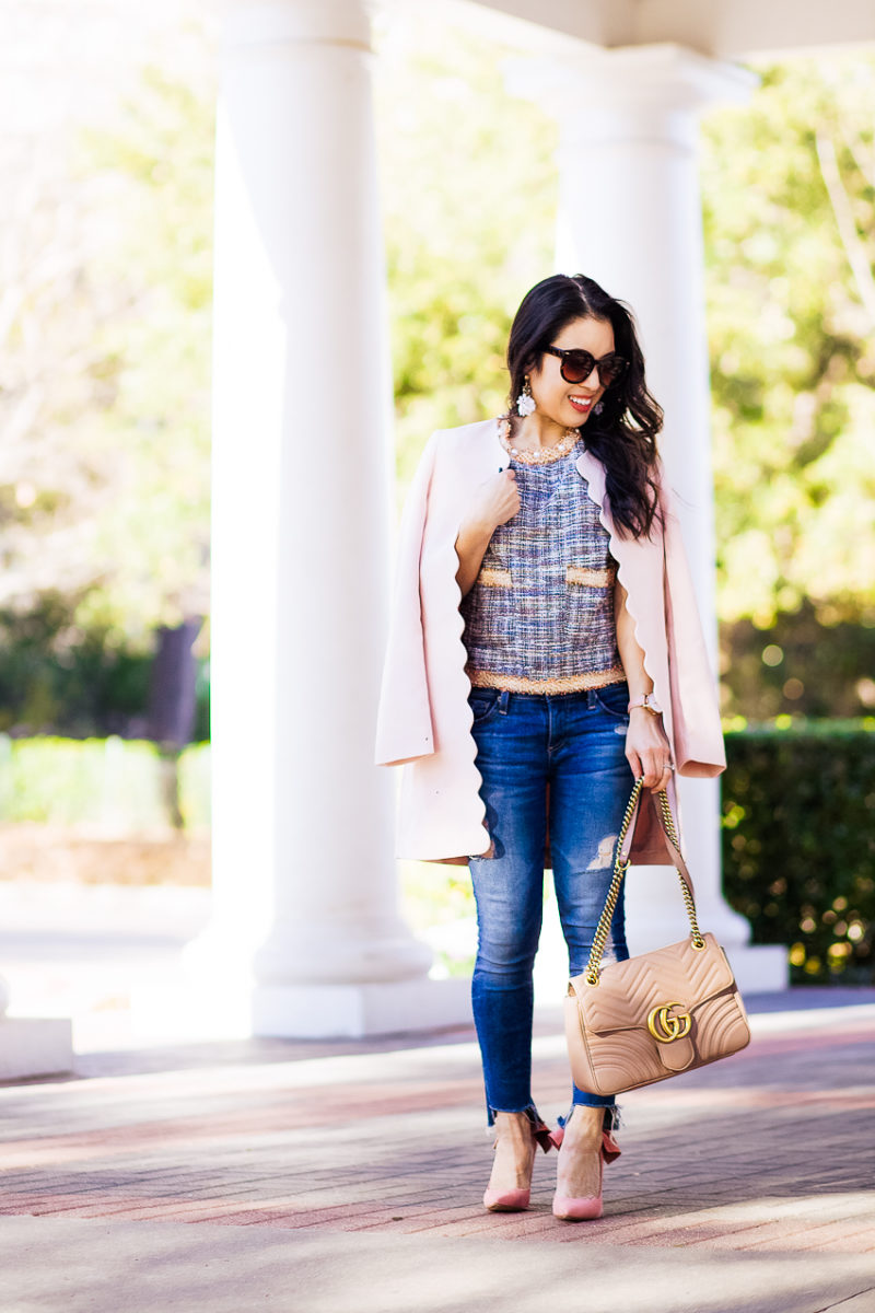 My Favorite Classics: Tweed Top and Scallops