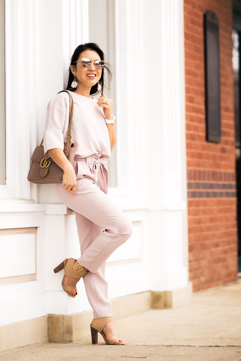 Blush Neutrals for Springtime Office Outfit