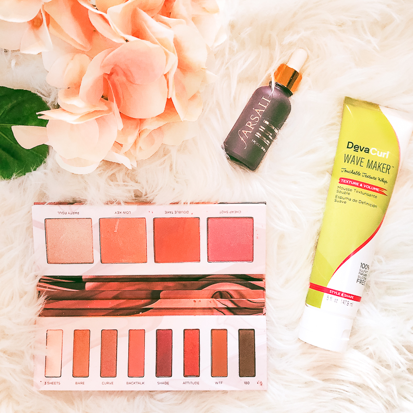 cute & little | dallas beauty blog | spring beauty trends products to try | urban decay backtalk palette, deva curl wave maker, farsali unicorn essence review - 3 Must Have Beauty Products You Need to Try by popular Dallas beauty blogger cute & little