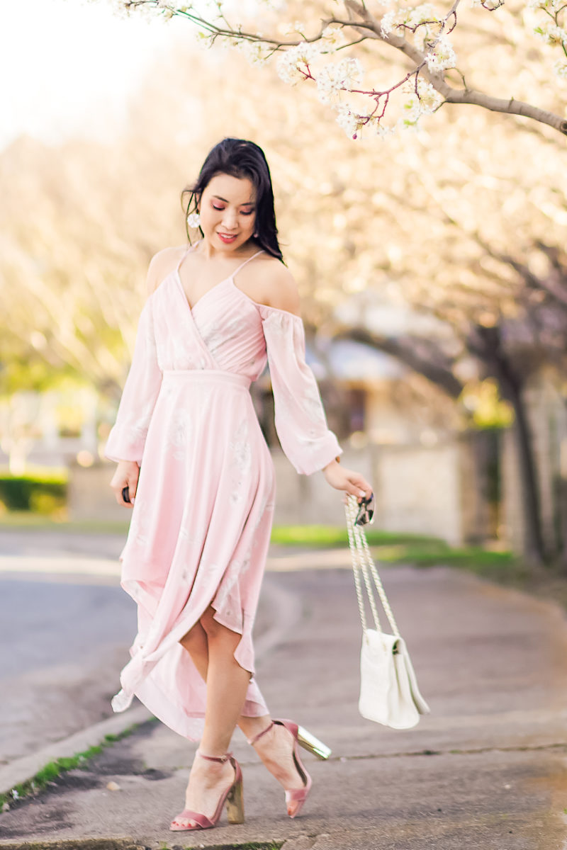 Pink Chiffon Layers for Easter and Spring