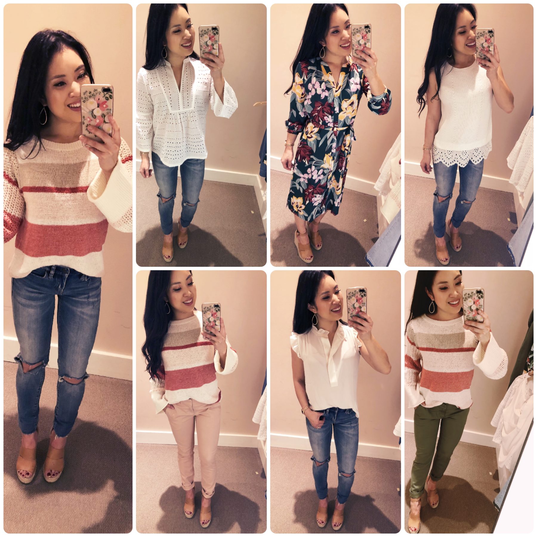 cute & little | dallas petite fashion blogger | LOFT spring new arrivals dressing room reviews - LOFT Dressing Room Try-On by popular Dallas petite fashion blogger, cute & little