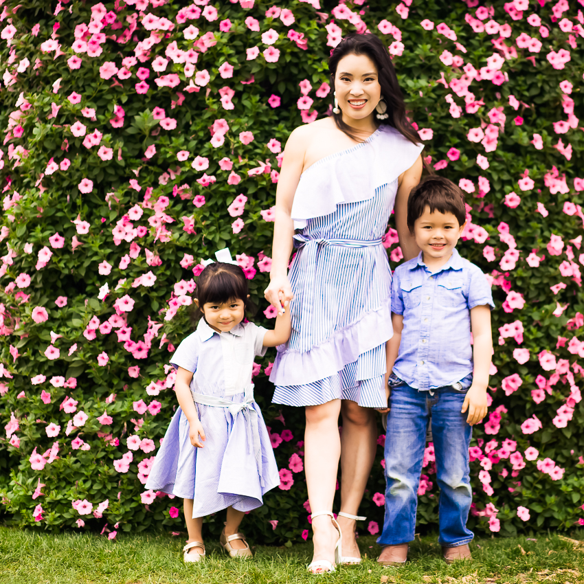 cute & little | dallas petite fashion lifestyle blog | spring family photo | mommy me matching twinning - Lessons I Learned From One Of My Worst Days by popular Dallas blogger, cute & little