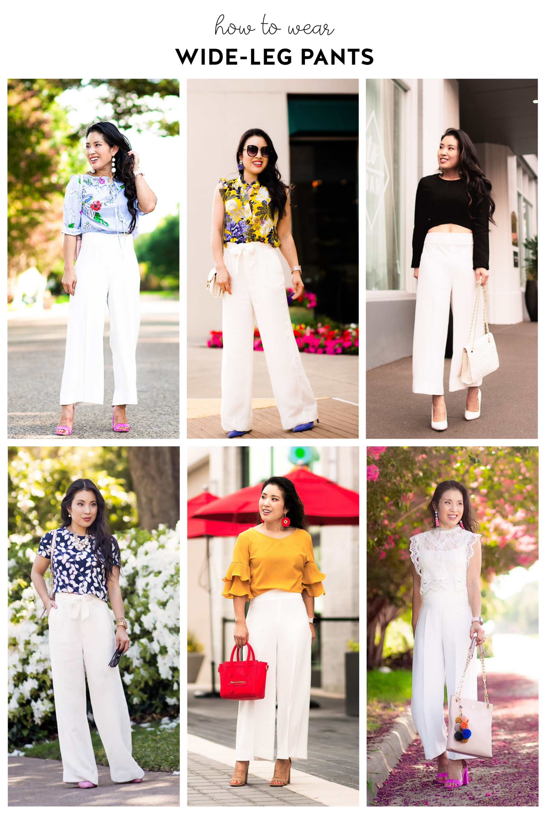 cute & little | dallas petite fashion blog | how to style wide-leg pants - Leg Pants (and how to wear them!) featured by popular Dallas petite fashion blogger, Cute & Little